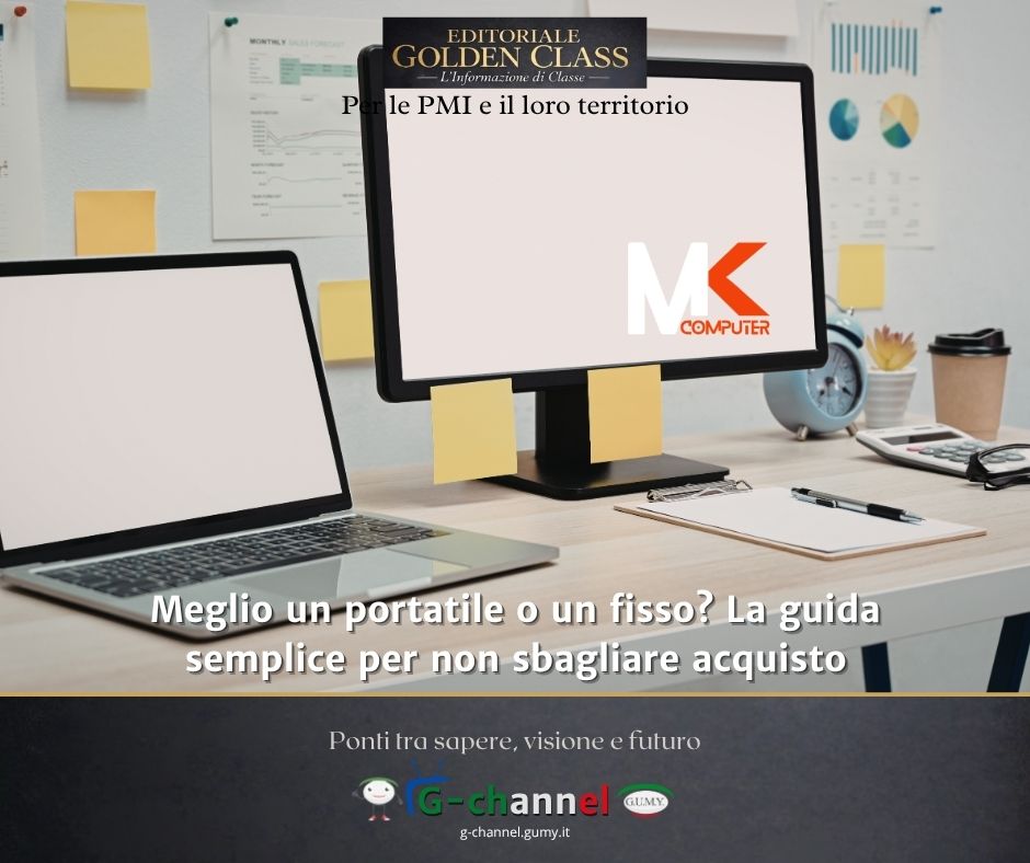 Meglio un portatile o un fisso? La guida semplice per non sbagliare acquisto